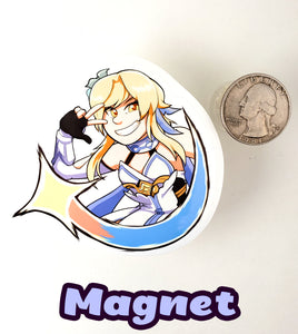 Lumine - Genshin Impact Female Traveler Magnet