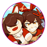 2.25" Button - Amber Genshin Impact Fanmerch