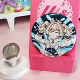 2.25" Button - Barbara Genshin Impact Fanmerch