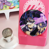 2.25" Button - Cyno Genshin Impact Fanmerch