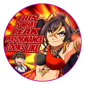 2.25" Button - Dehya Genshin Impact Fanmerch