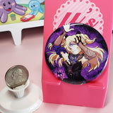 2.25" Button - Fischl Genshin Impact Fanmerch