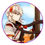 2.25" Button - Kaedehara Kazuha Genshin Impact Fanmerch