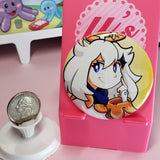 2.25" Button - Paimon Genshin Impact Fanmerch