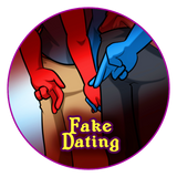 2.25" Button - Fake Dating Trope