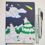 Snow Bunny Sketchbook Journal