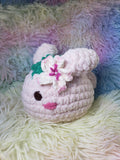 Crochet Cherry Blossom Bun Plush