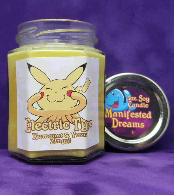 Electric Type - 5oz. Soy Candle