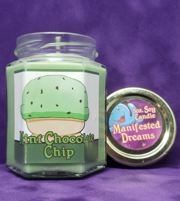 Mint Chocolate Chip - 5oz. Soy Candle