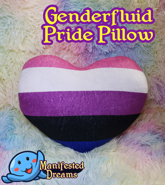 Genderfluid Pride Pillow