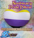 Nonbinary Pride Pillow